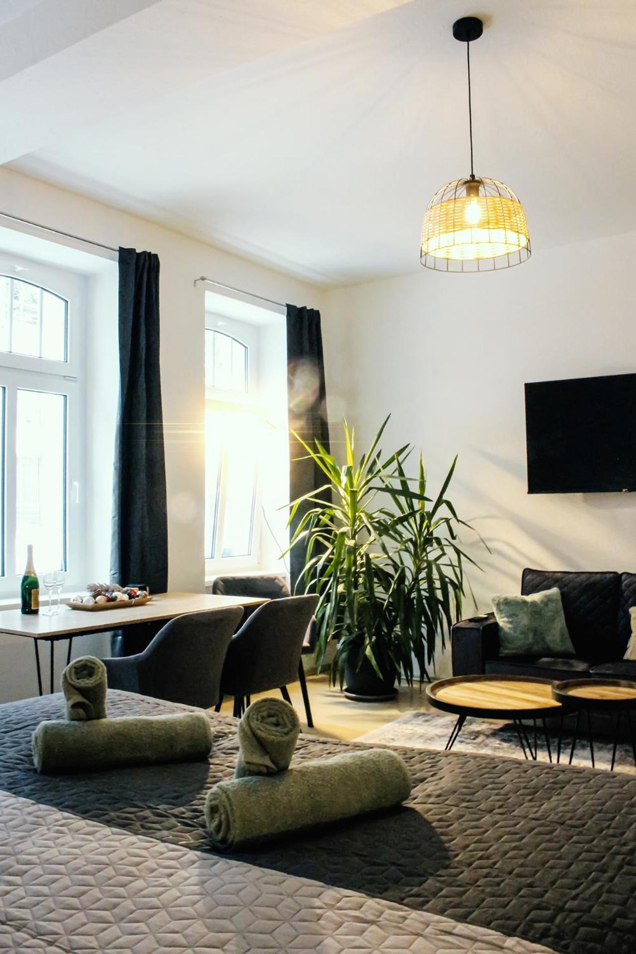 Nuwilu One - Apartment Mit Balkon Im Herzen Erfurts - Magenta Tv- Netflix - Disney Экстерьер фото